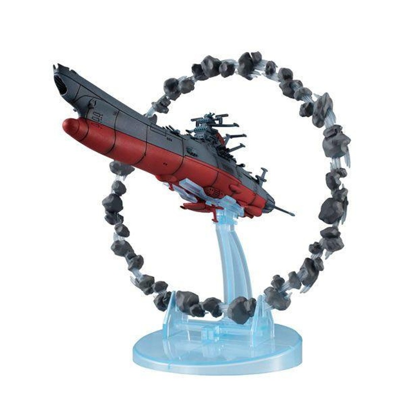 MegaHouse Cosmo Fleet Special Space Battleship Yamato 2202: Warriors of Love Space Battleship Yamato 2202 Re. w/ Asteroid Ring Figure