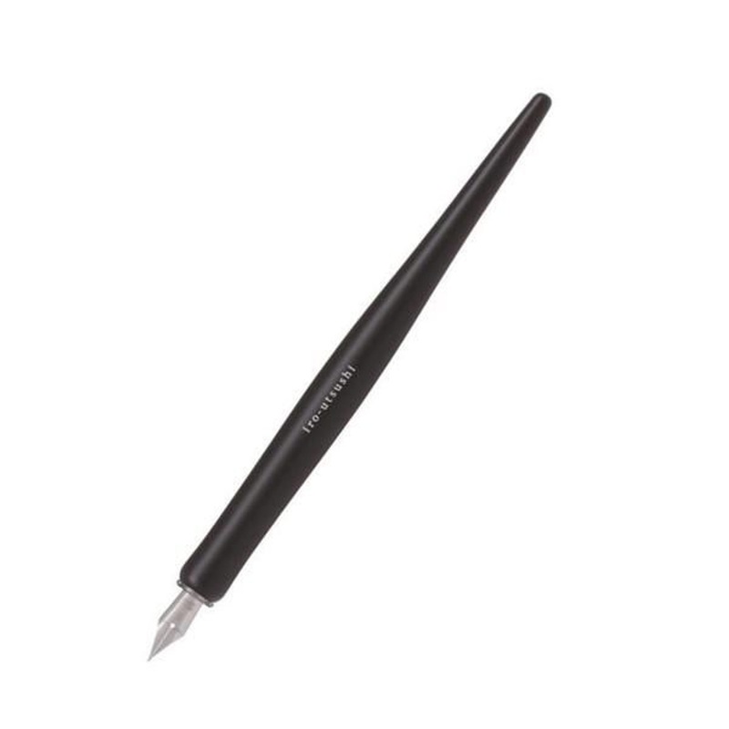 Pilot Iro-utsushi Wooden-shaft Fountain Pen F Black