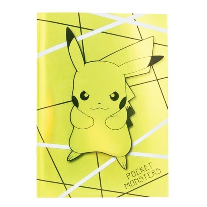 Pokemon Center Original Gold Stationery Series B5 Notebook Pikachu