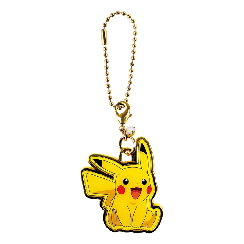 T’s Factory Pokemon Birthstone Color Key Chain June/Moon Stone Pikachu