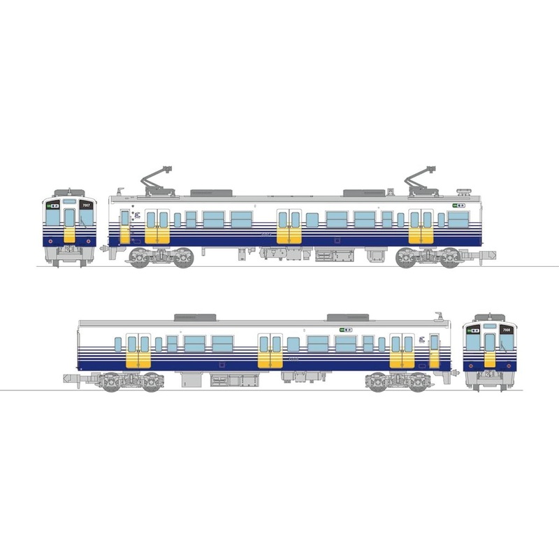 Tomytec Echizen Railway Type MC7000 2 Cars Set B (N scale)