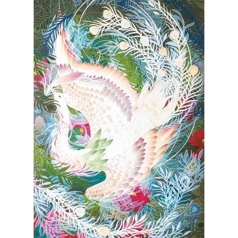 Epoch 79-502s Jigsaw Puzzle Phoenix Magic Wings (500 Pieces)