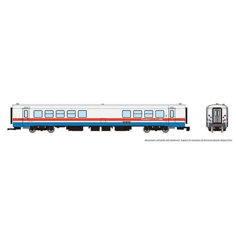 N Turbo Liner Amtrak Ph-III Food Ser 183