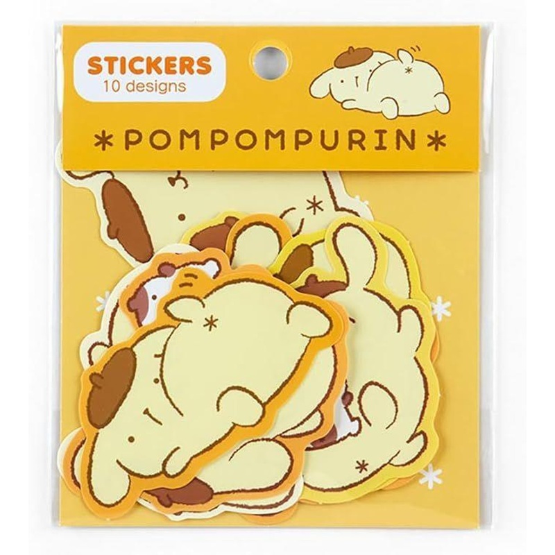 Sanrio Sticker Set Pom Pom Purin (Bouncy Butt)
