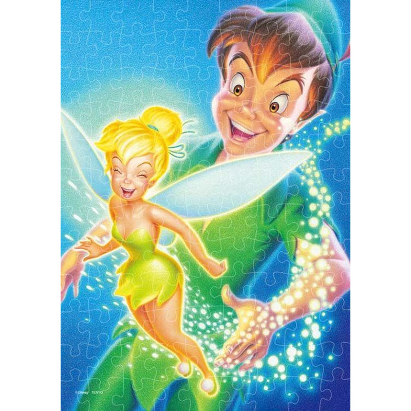 Tenyo D108-046 Jigsaw Puzzle Disney Peter Pan and Tinker Bell (108 Pieces)