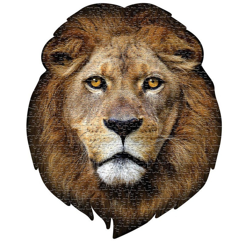 Beverly SHP-029 Jigsaw Puzzle Big Face Lion (550 Pieces)