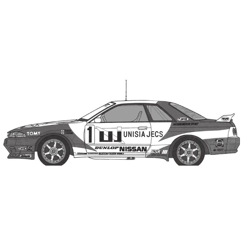 Fujimi 1/12 Unisia Jecs Skyline (BNR32 1993 JTC) Plastic Model