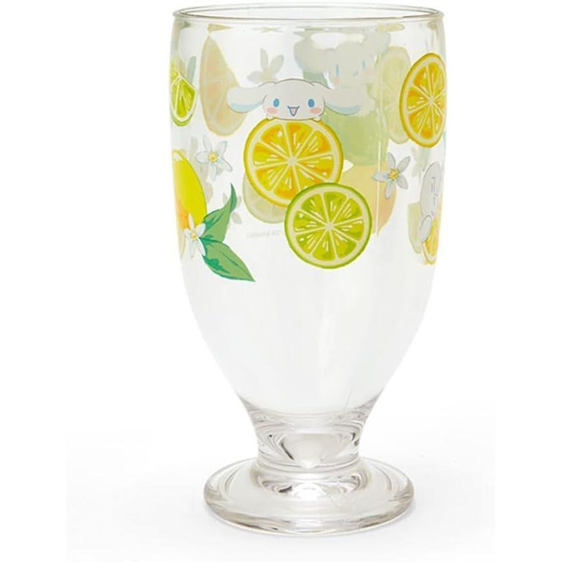 Sanrio Drinking Glass Cinnamoroll Colorful Fruit Design