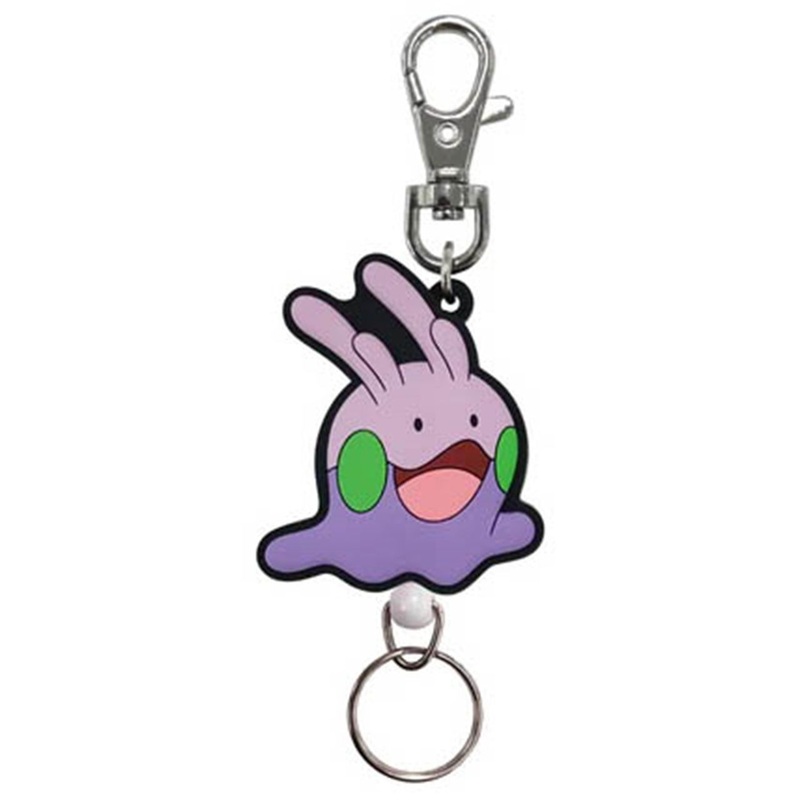 SK JAPAN Pokemon Rubber Reel Keychain – Goomy