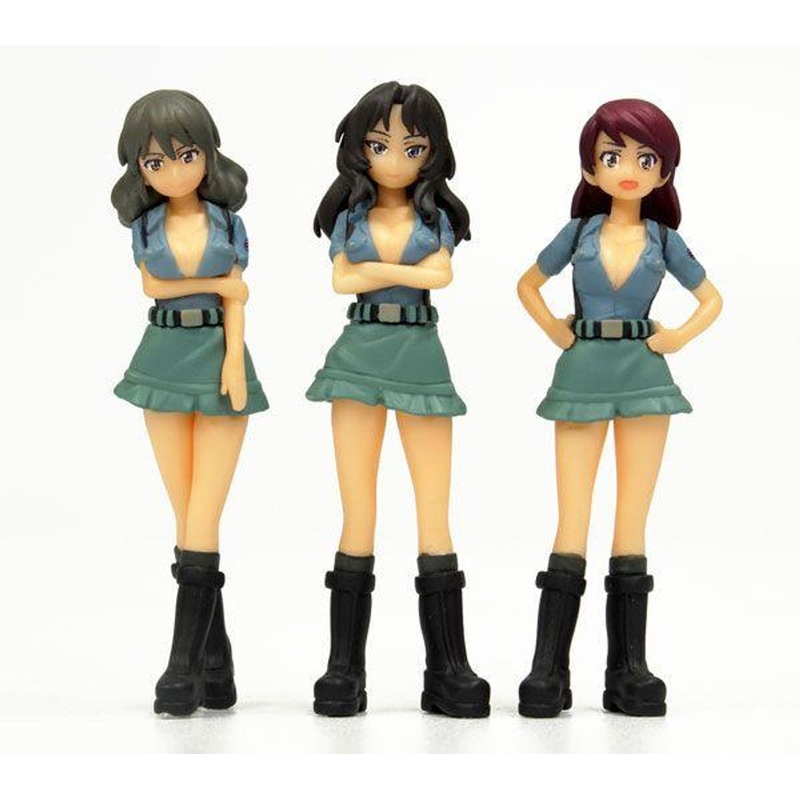 Platz 1/35 Girls und Panzer Final Chapter El Viridiana Tristana Blue Division High School Figure Set