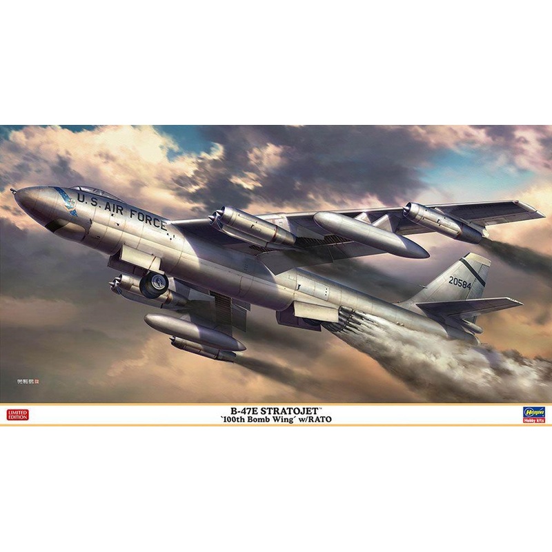 Hasegawa 1/72 B-47E Stratojet ”100th Bomb Wing” w/RATO Plastic Model