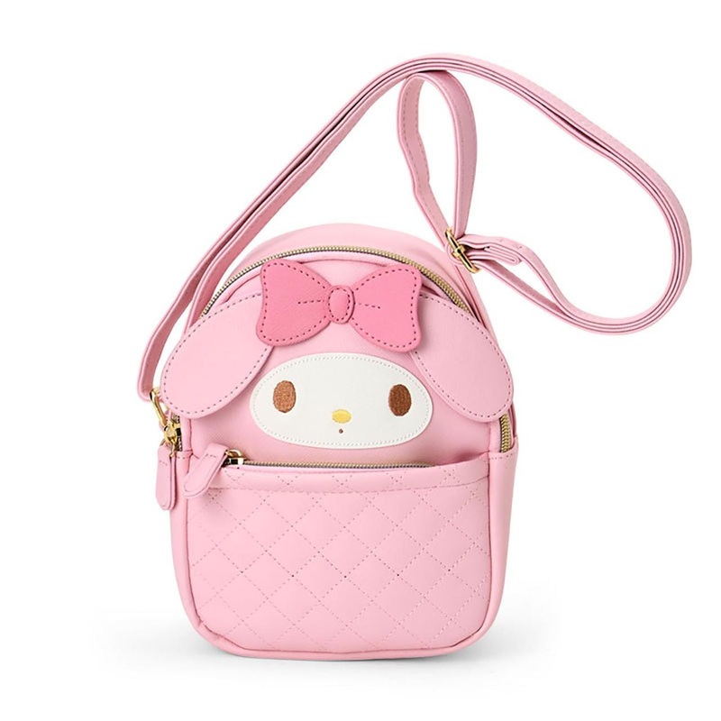 Sanrio My Melody Face-Shaped Shoulder Bag PU Leather 159808