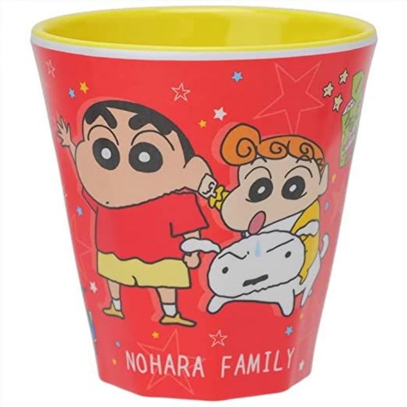T’s Factory Crayon Shin-chan Melamine Cup Family