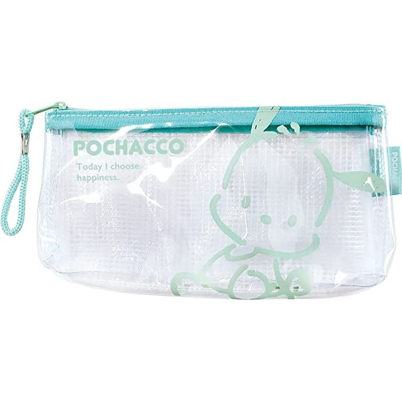 T’s Factory Sanrio Clear Mesh Flat Poucho Pochacco