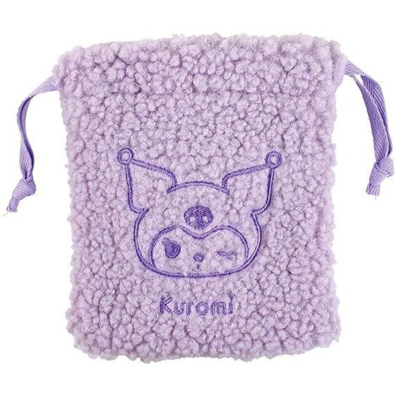 T’s Factory Sanrio Mini Boa Drawstring Kuromi