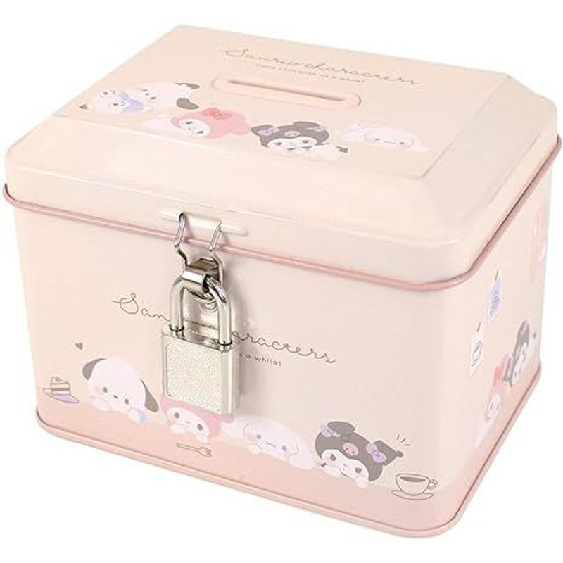 T’s Factory Sanrio Piggy Bank with Key Lock (Chill Time Design)