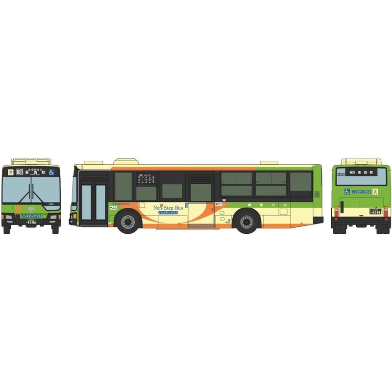 Tomytec My Town Bus Collection MB2-2 Tokyo Metropolitan Bureau of Transportation (N scale)