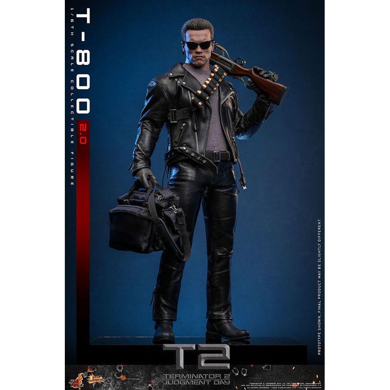Hot Toys Movie Masterpiece  T-800 Ver. 2.0 (Terminator 2) 1/6 Scale Figure