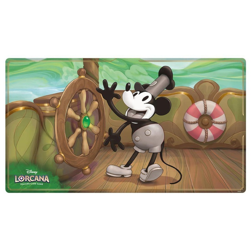 Takara Tomy Disney Lorcana TCG Japanese Version Official Playmat “Mickey Mouse Steamboat Pilot”