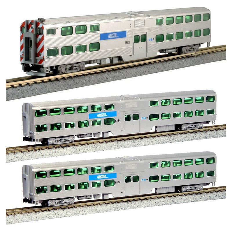 Chicago Metra Comm Set 3/ – N-Scale