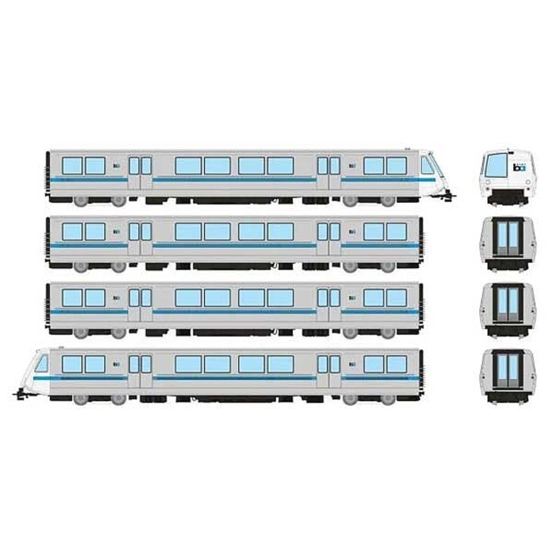 Ho Bay area Rapid Transit 1p3u Set W/s