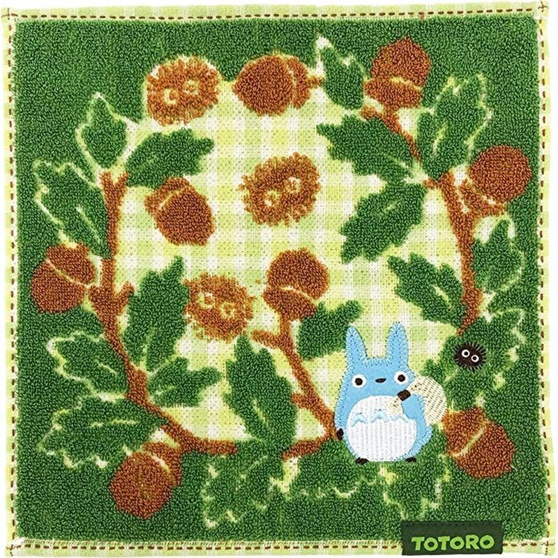 Marushin Mini Towel My Neighbor Totoro Favorite of the Forest Green