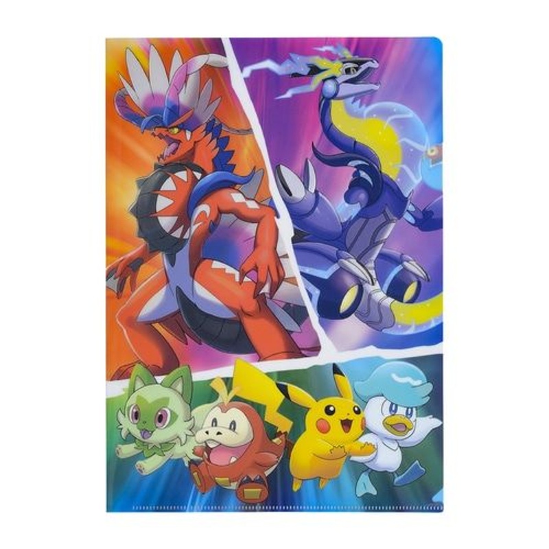 Pokemon Center Original A4 Clear Holder New Adventure