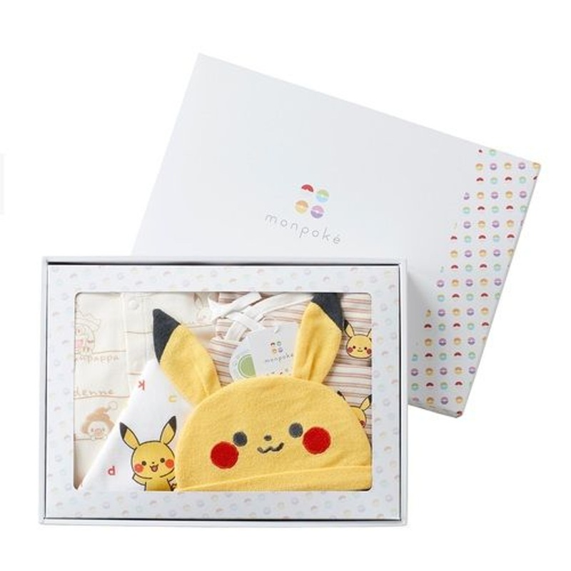 Pokemon Center Original Monpoke Newborn Preparation Gift Set (Organic 5 Pieces Set)