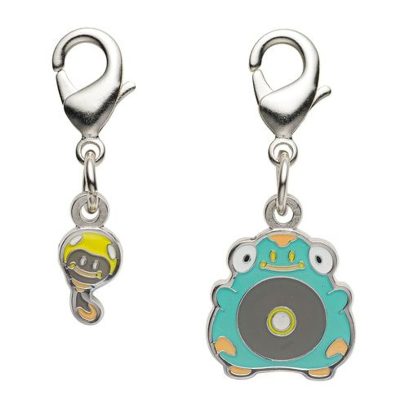 Pokemon Center Original Nationwide Pokedex Metal Charm Set / Tadbulb Bellibolt (938, 939)