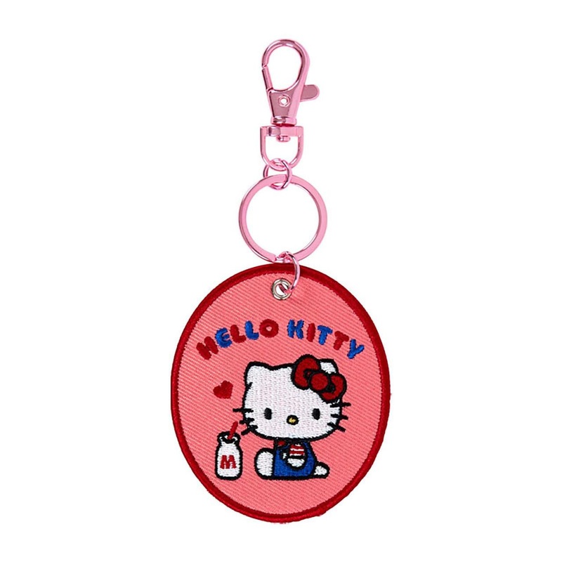 Sanrio  Embroidered Patch Keychain (Character Awards First Release) Hello Kitty