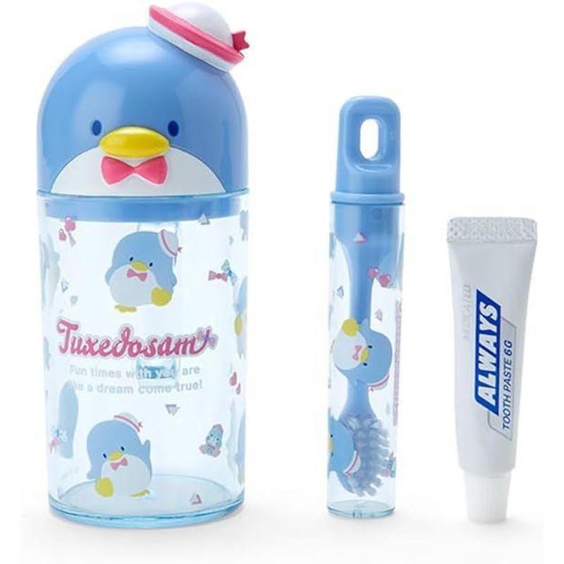 Sanrio Toothbrush & Cup Set Tuxedo Sam