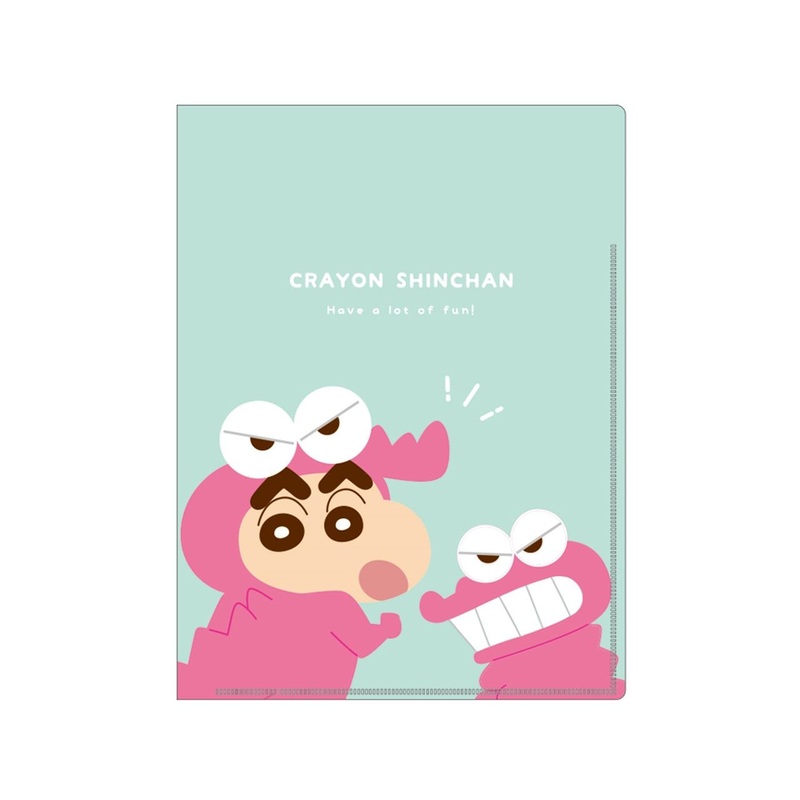 T’s Factory Crayon Shin-chan  Double Side Folder with Pocket Shin-chan with Waniyama-san