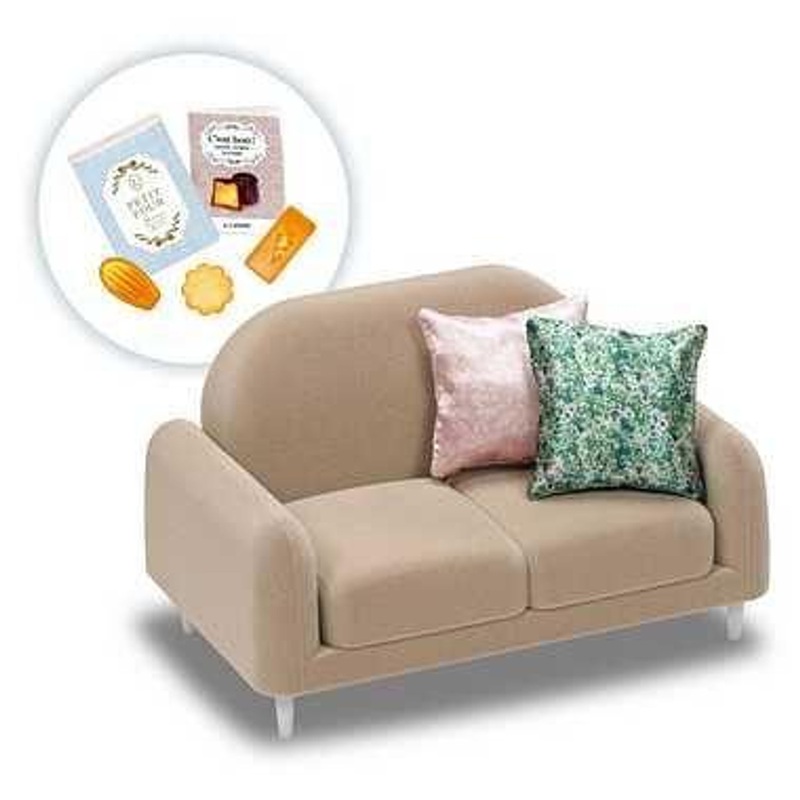 Takara Tomy Licca Doll Interior Coordination Sofa Set (Francfranc Collaboration)