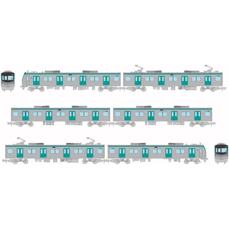 Tomytec Kyoto Municipal Transportation Bureau Karasuma Line Series 20 6 Cars Set (N scale)
