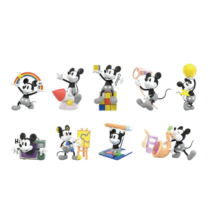 52Toys Blind Box Mickey Color Hunting 8 Pieces Box