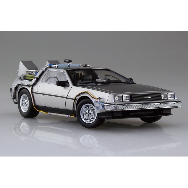 Aoshima Movie Mecha 1/24 Time Machine Plastic Model (Back To The Future Part I)