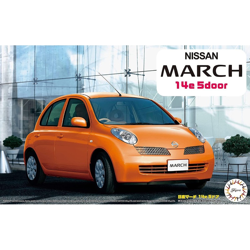 Fujimi Inch Up 1/24 Nissan March 14e 5-door Plastic Model