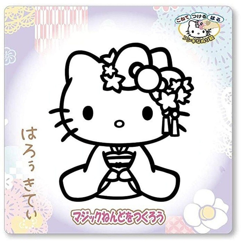 NobCompany Magic Clay Kitty Japanese Pattern Cute