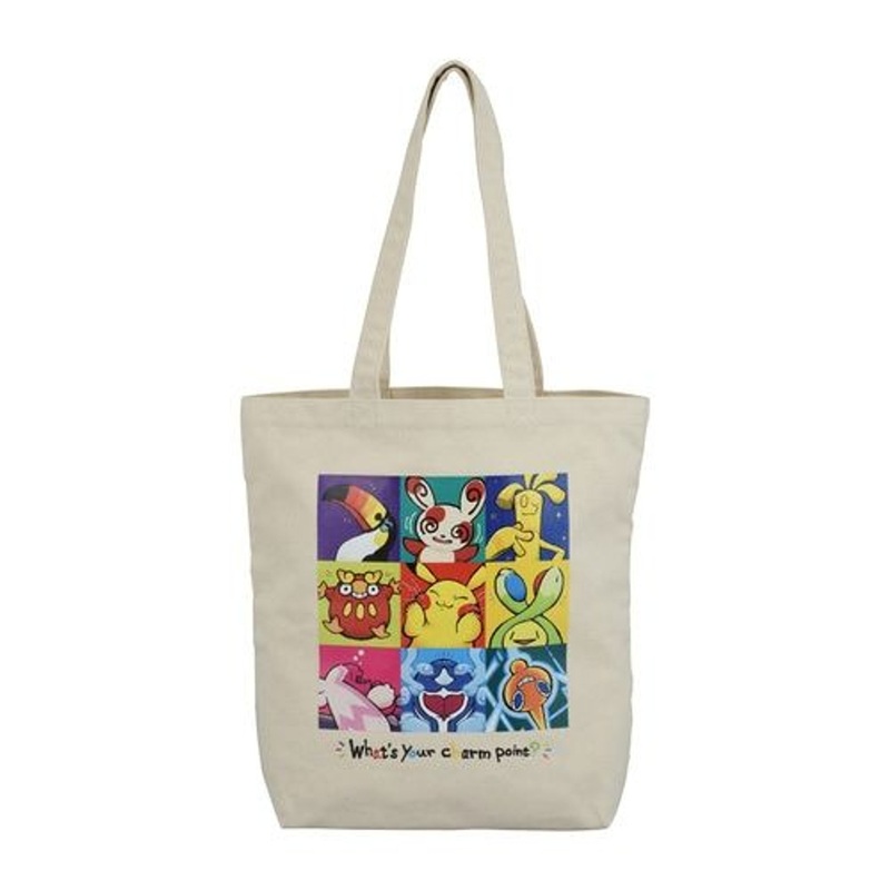 Pokemon Center Original Canvas Tote Bag (What’s your charm point?)