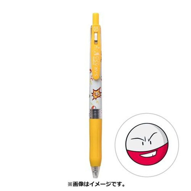 Pokemon Center Original SARASA Ballpoint Pen 0.5mm Pokemon Shirts Pattern Electrode