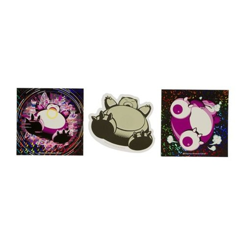 Pokemon Center Original Sticker Set Hyper Beam Snorlax