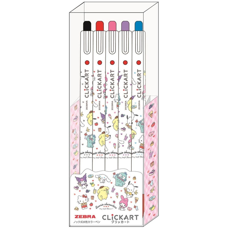 T’s Factory Sanrio Clicker Set Of 5