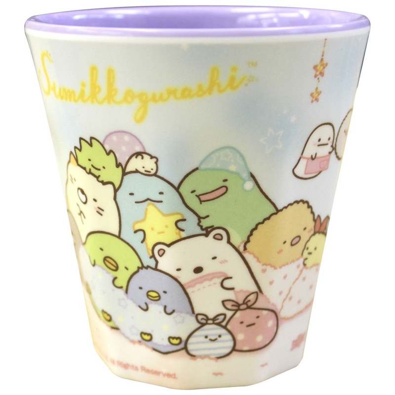 T’s Factory Sumikko Gurashi Melamine Cup Sleepover Party Blue