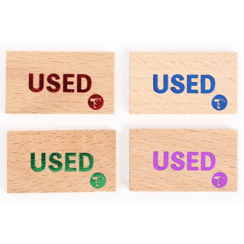 Toyger Used Marker Set of 4 Wooden