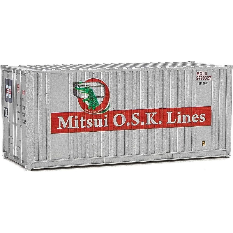 20′ Mitsui OSK Lines Container w/ Flat Panel