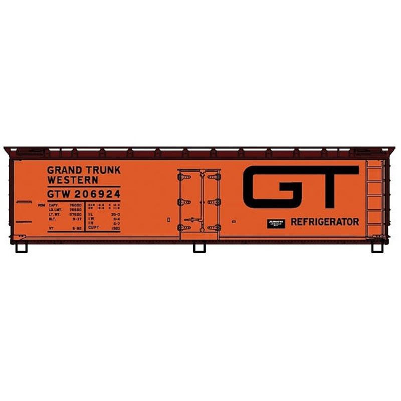40′ Wood reefer kit Grand Trunk Western #206924