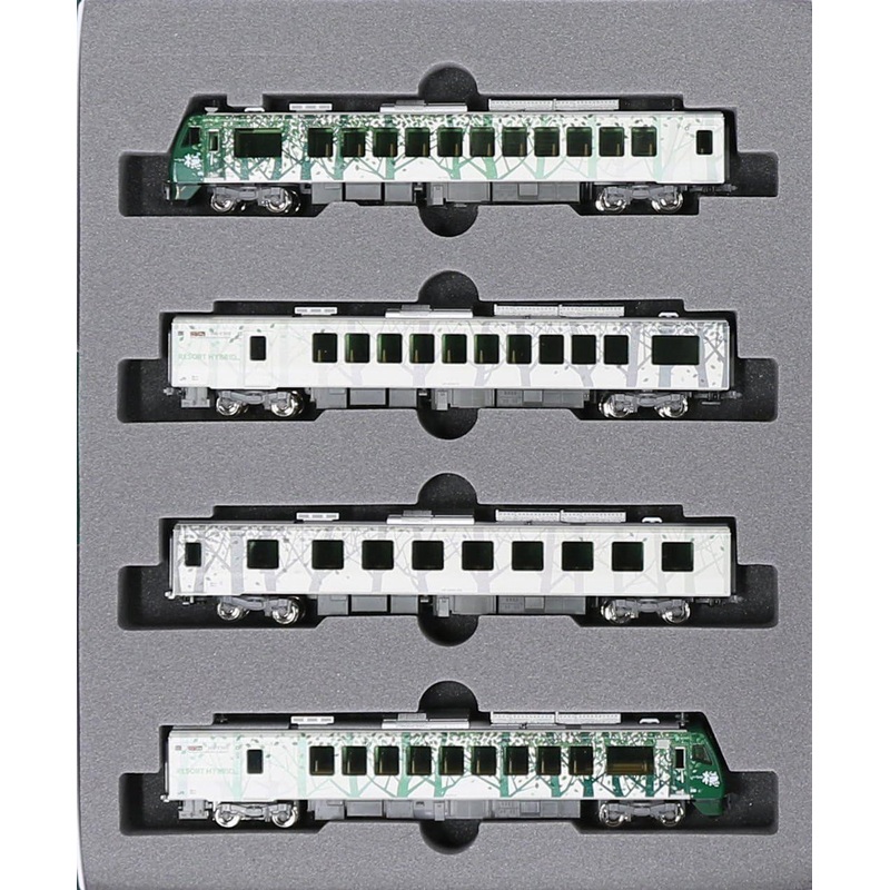 Kato 10-2073 Series HB-E300 ‘Resort Shirakami’ (Beech Configuration) 4 Cars Set (N scale)