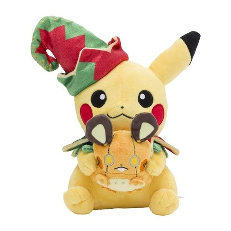 Pokemon Center Original Plush Toy Pikachu & Dedenne – Pokemon Christmas Toy Factory