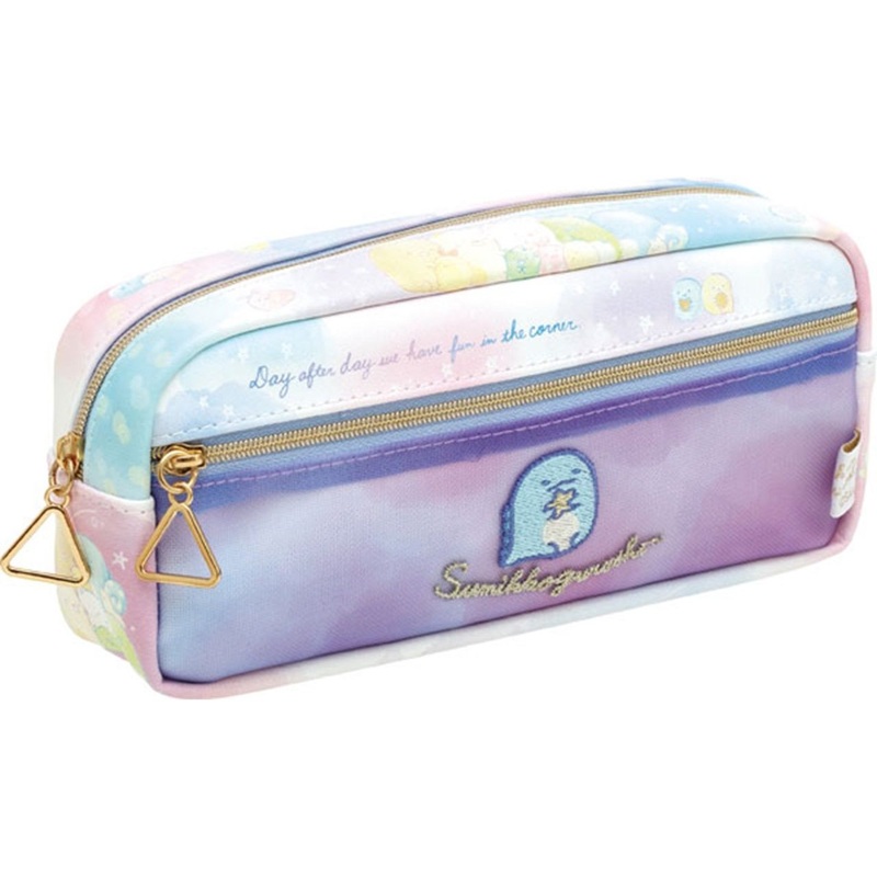 San-x Sumikko Gurashi Pen Pouch with Pocket (Pastel Dreams)