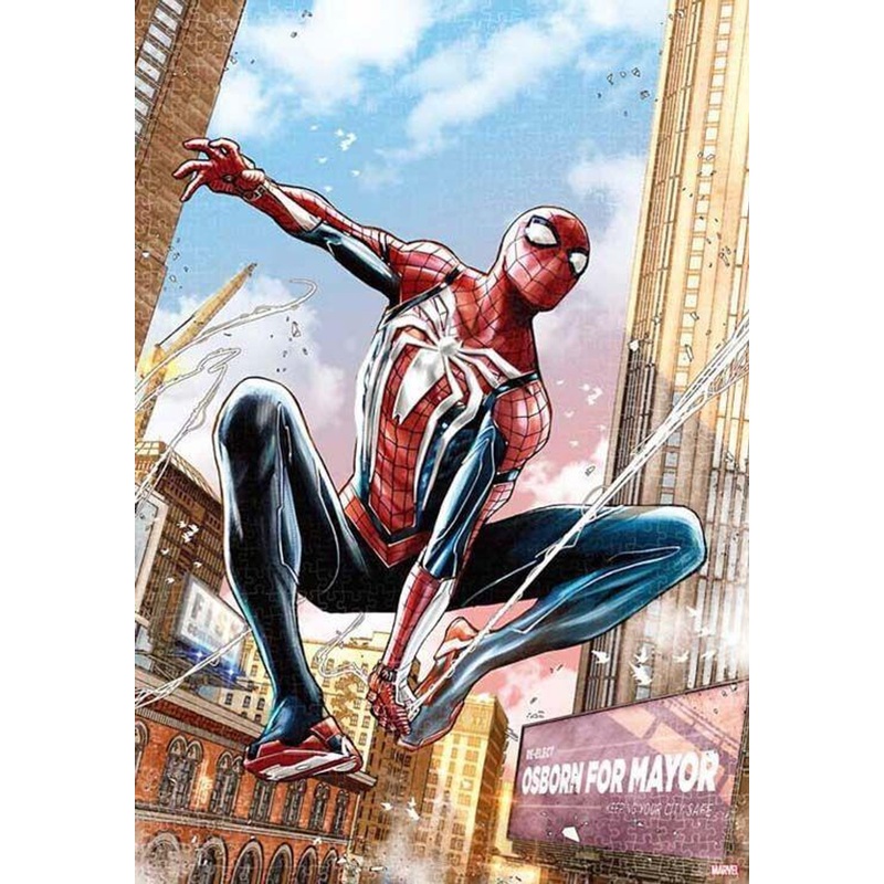 Tenyo R-1000-638 Jigsaw Puzzle Spider-man (1000 Pieces)